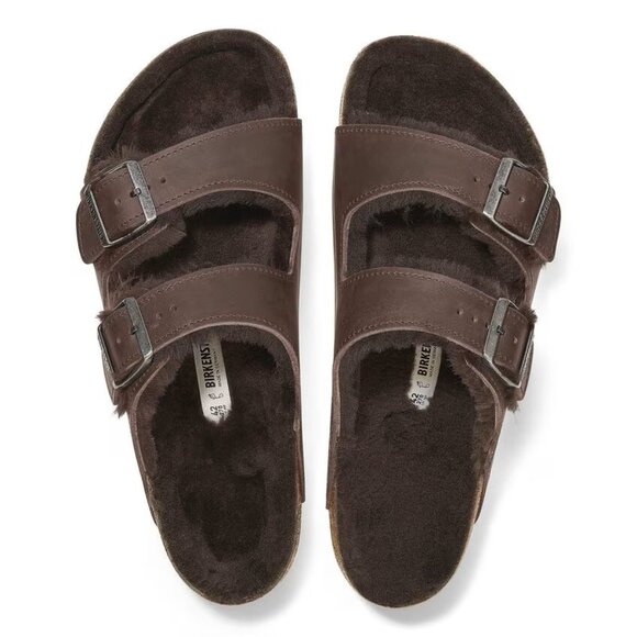 Birkenstock Arizona Shearling Oiled Leather- Habana Sz 36 - Picture 4 of 4